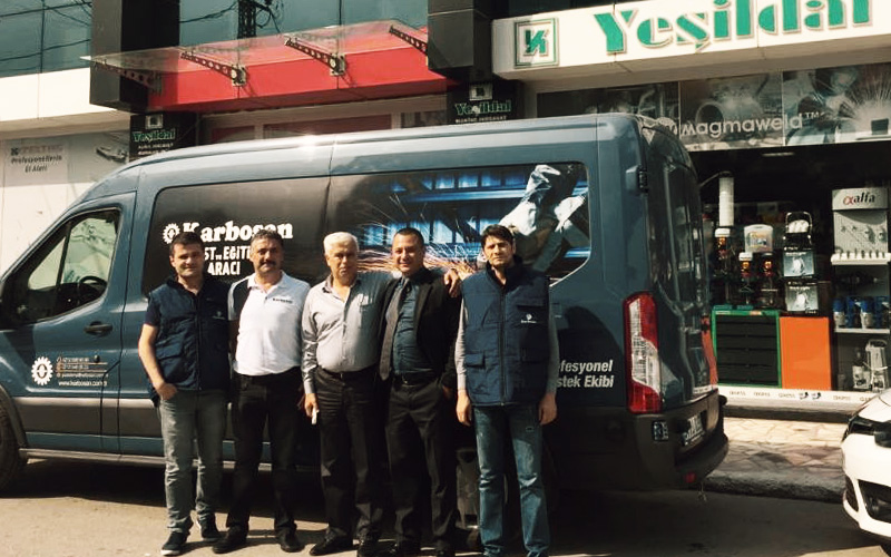 Karbosan Test and Training Vehicle was in Trabzon.